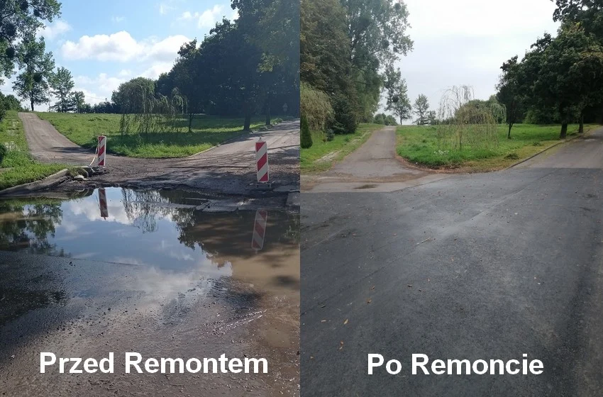 Na drogach trwa usuwanie szkód górniczych spowodowanych działalnością kopalni