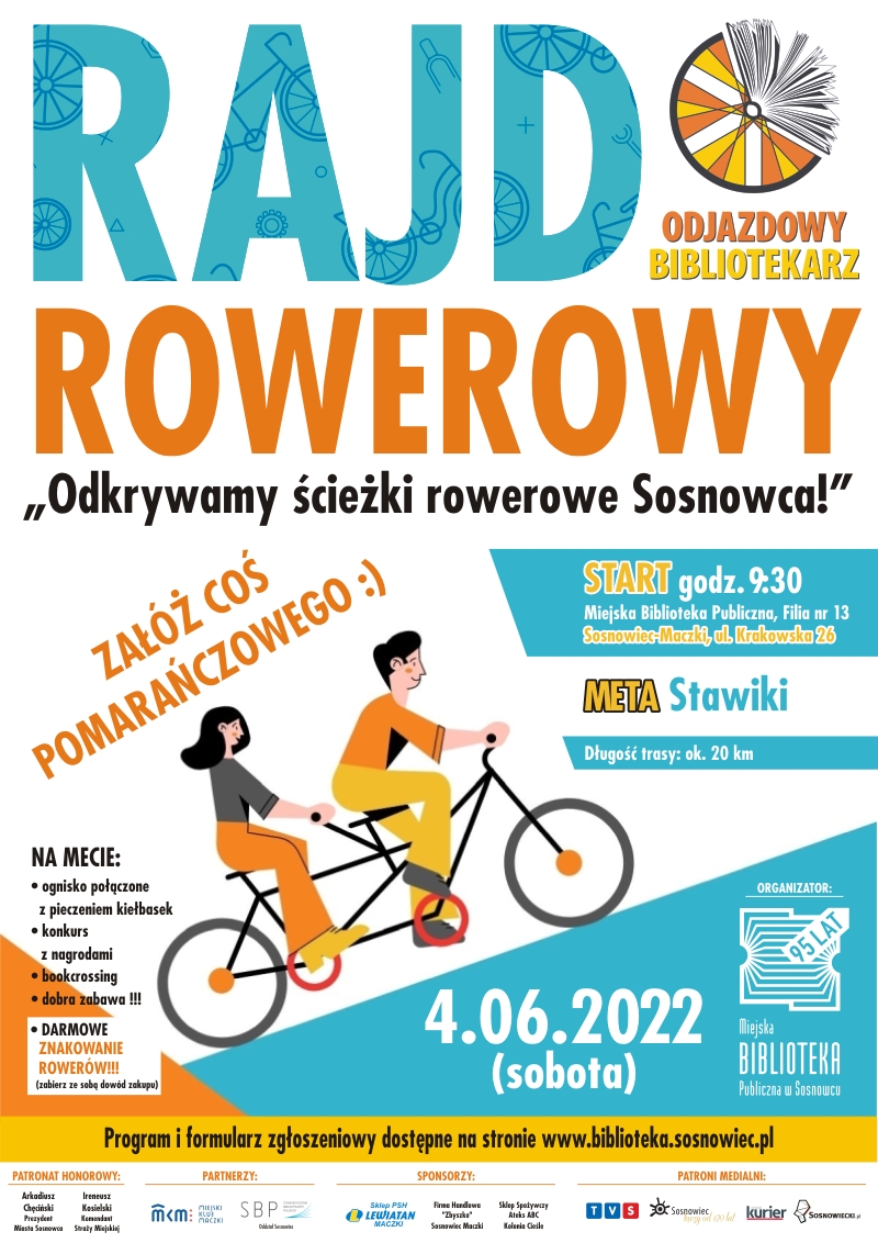 Odjazdowy Bibliotekarz - rajd rowerowy z Maczek na Stawiki!