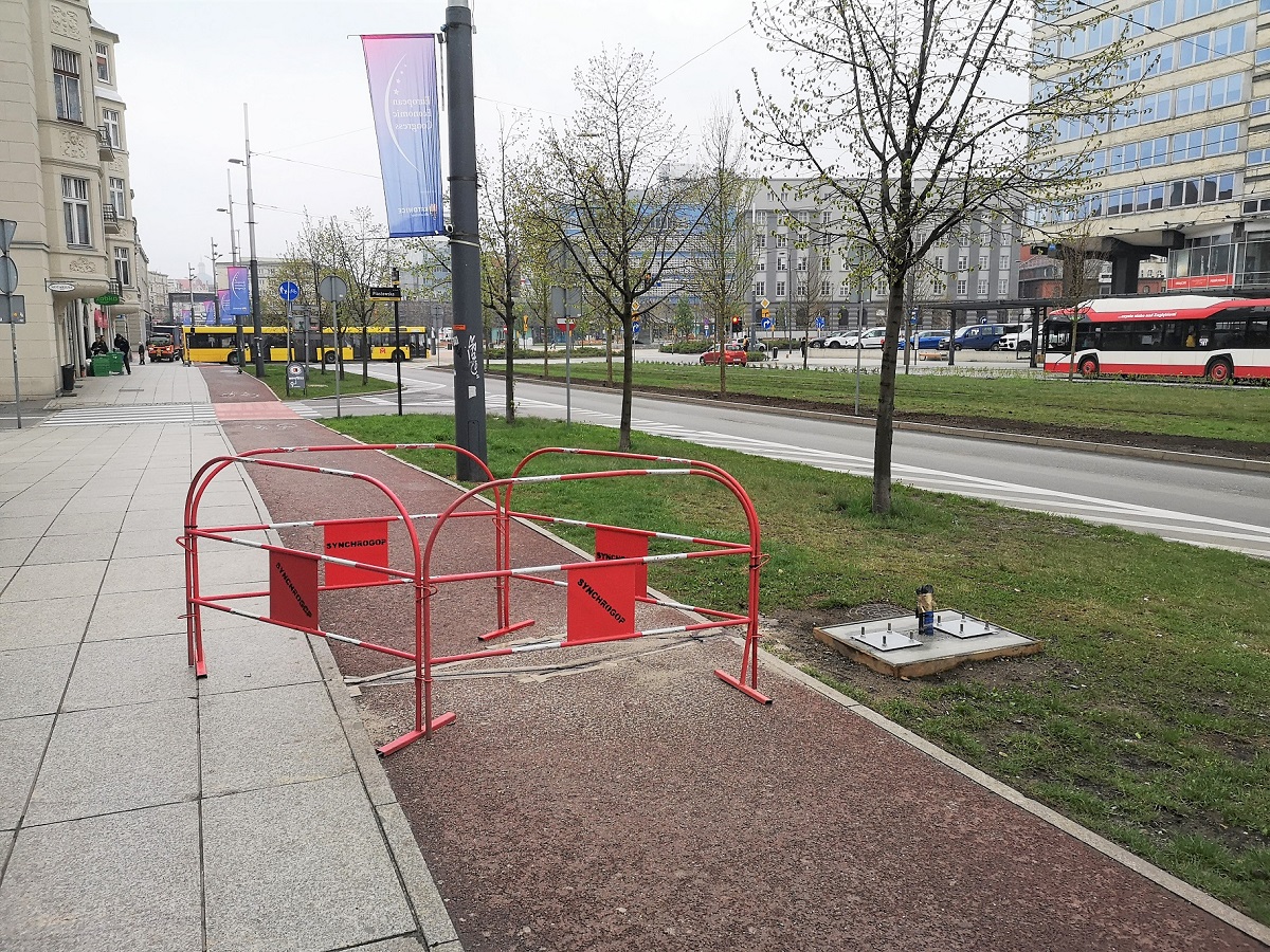 Pierwszy licznik do pomiaru ruchu rowerowego w Katowicach