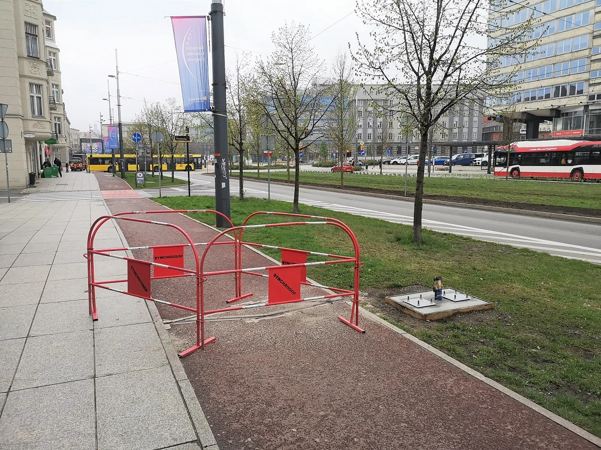 Pierwszy licznik do pomiaru ruchu rowerowego w Katowicach