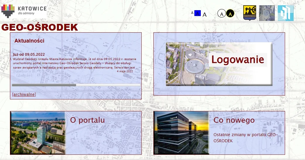 Rusza portal internetowy Geo-Ośrodek Serwis Geodety
