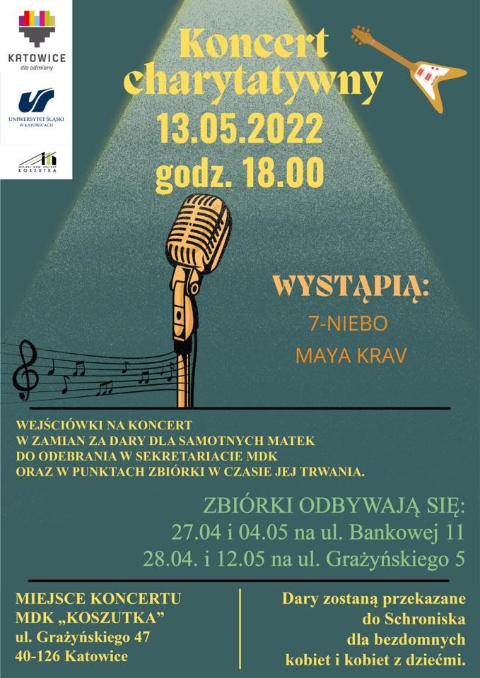 Koncert charytatywny na rzecz Schroniska dla bezdomnych kobiet oraz kobiet z dziećmi