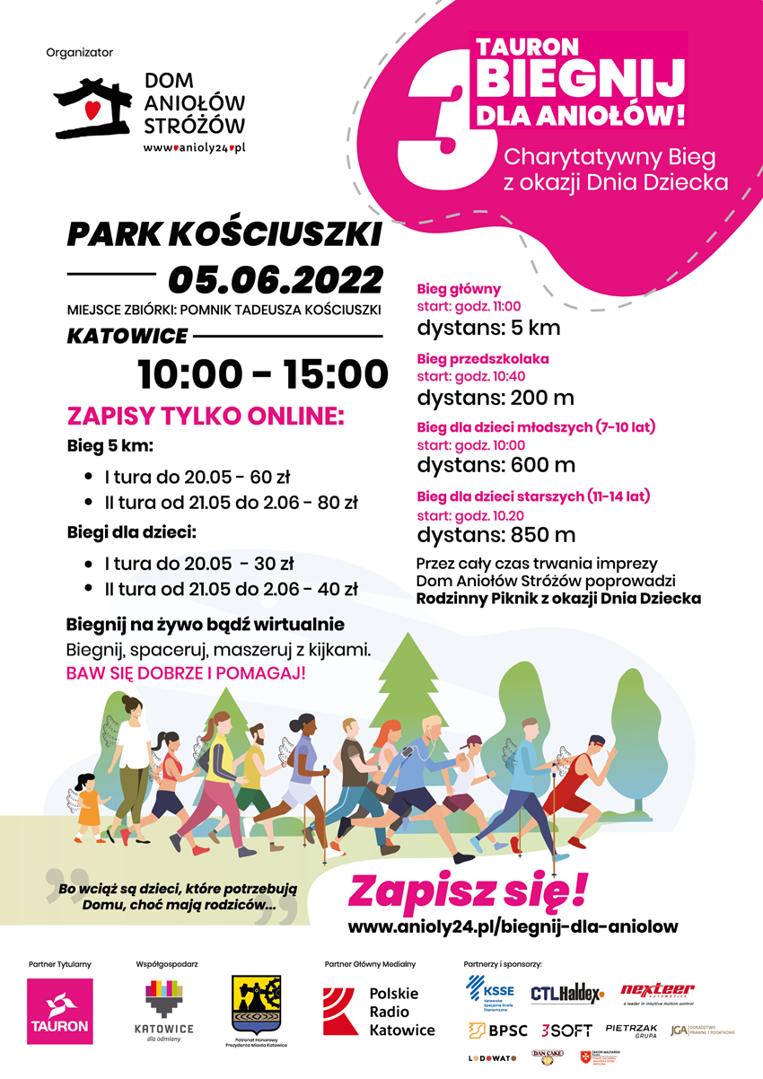 Biegnij dla Aniołów. Dom Aniołów Stróżów zaprasza na świętowanie Dnia Dziecka