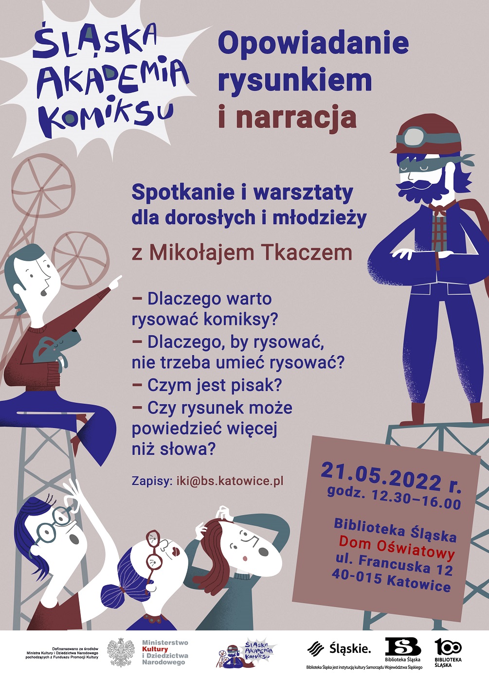 Śląska Akademia Komiksu - zajęcia dla dzieci, młodzieży i dorosłych!