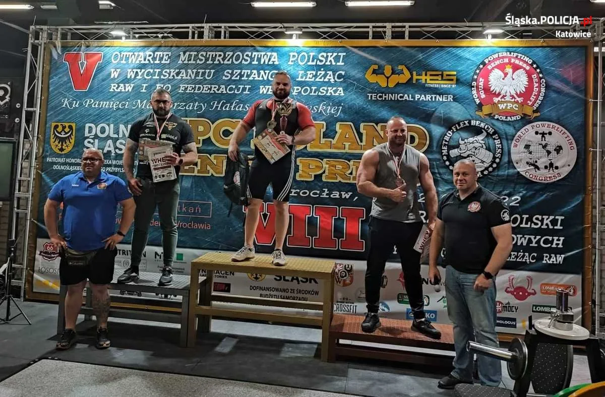 Kolejne sportowe sukcesy katowickiego policjanta