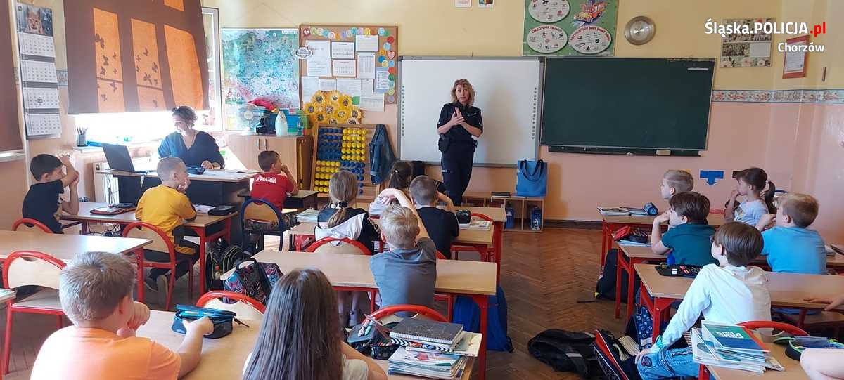 Kolejne spotkanie z uczniami w ramach programu "Bezpieczne Życie"