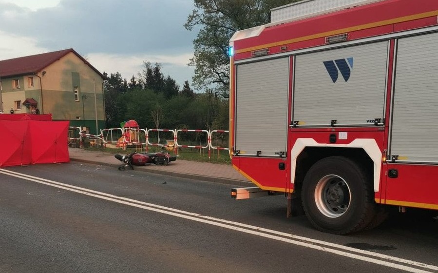 Śmiertelny wypadek w Żorach! Zginął 23-letni motocyklista