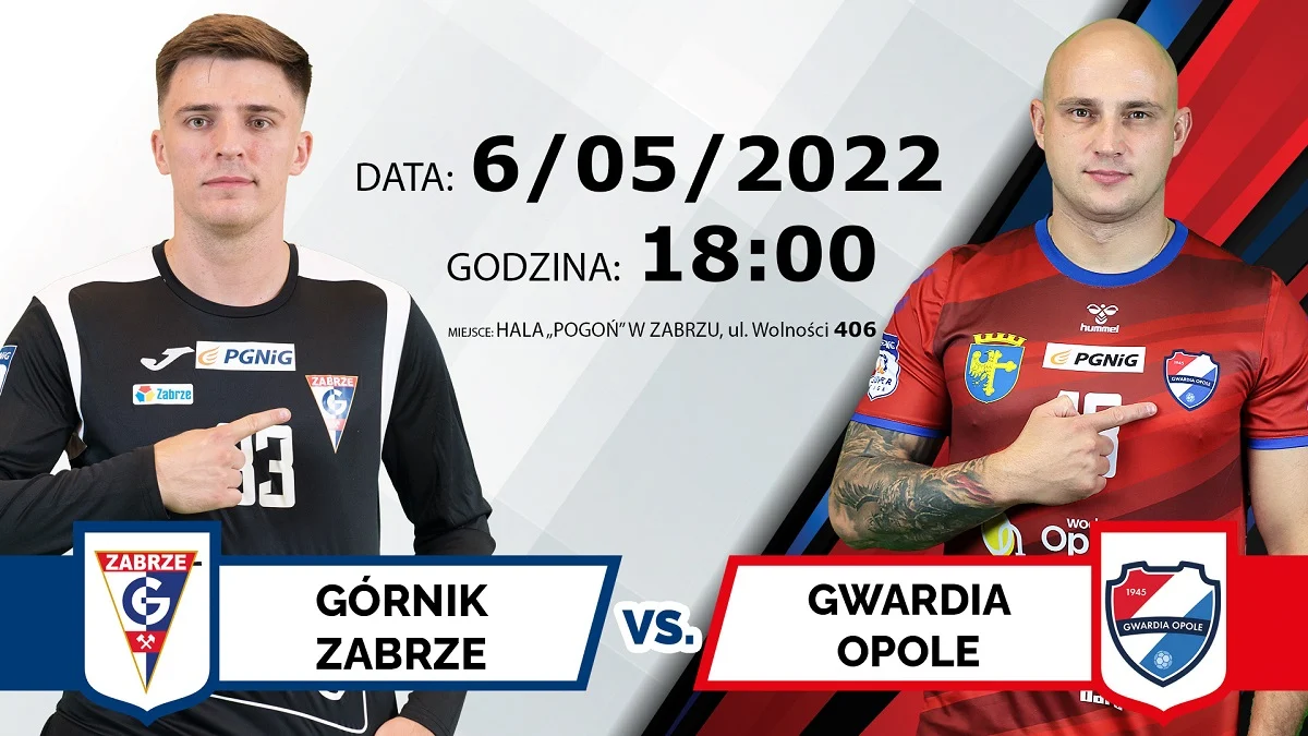 Ostatni mecz sezonu w Zabrzu już dzisiaj! Górnik Zabrze zagra z Gwardią Opole