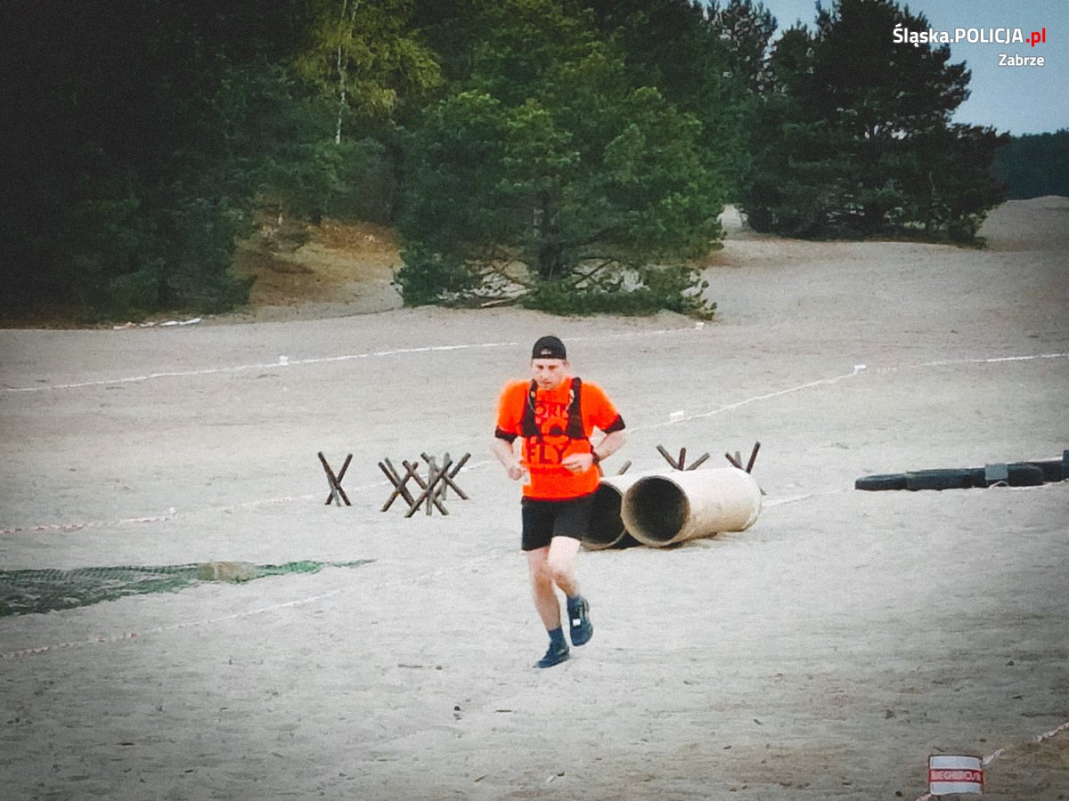 Policjant z Zabrza ukończył "Bieg Herosa"