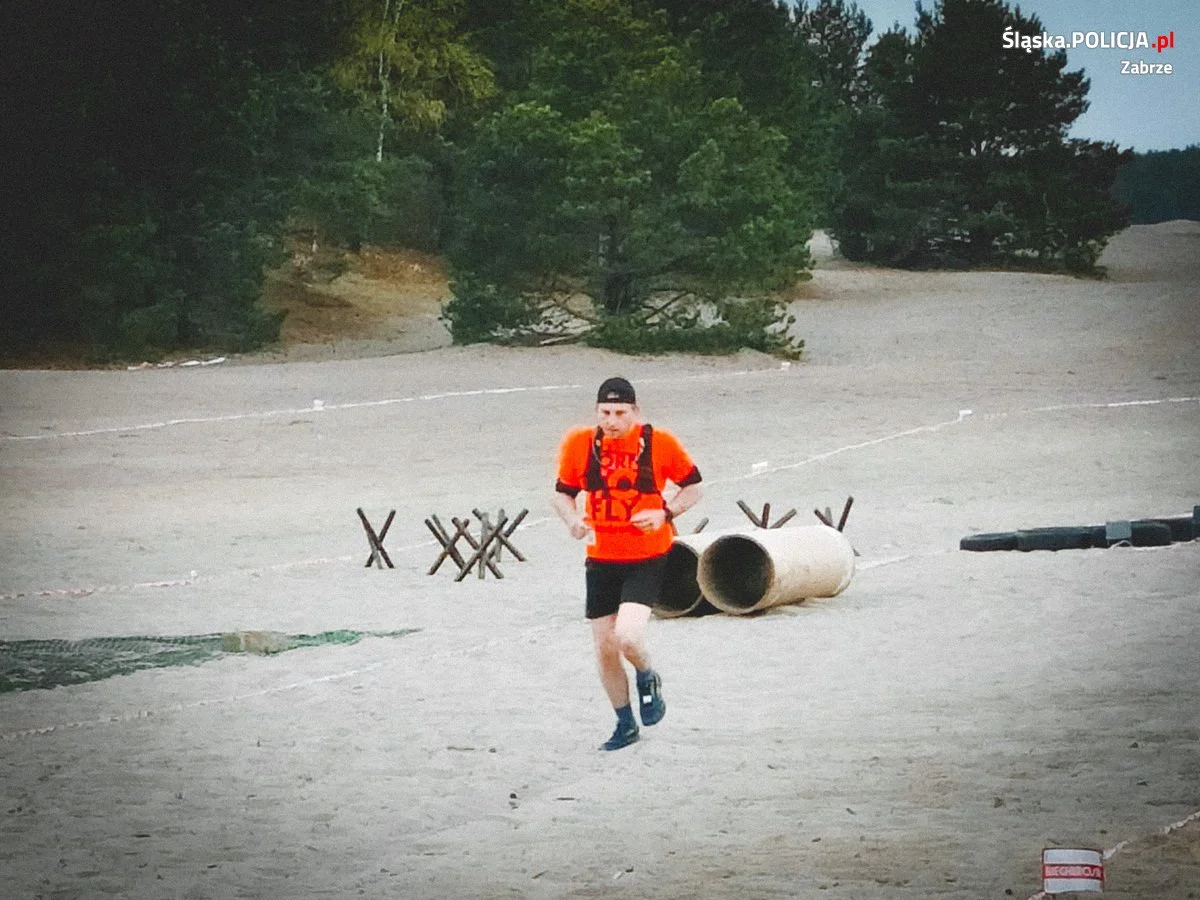 Policjant z Zabrza ukończył "Bieg Herosa"