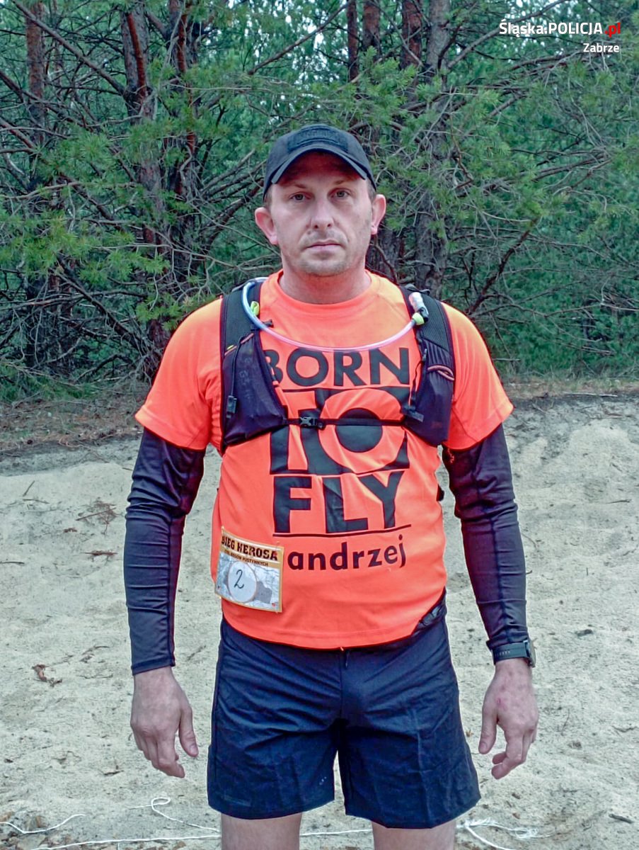 Policjant z Zabrza ukończył "Bieg Herosa"