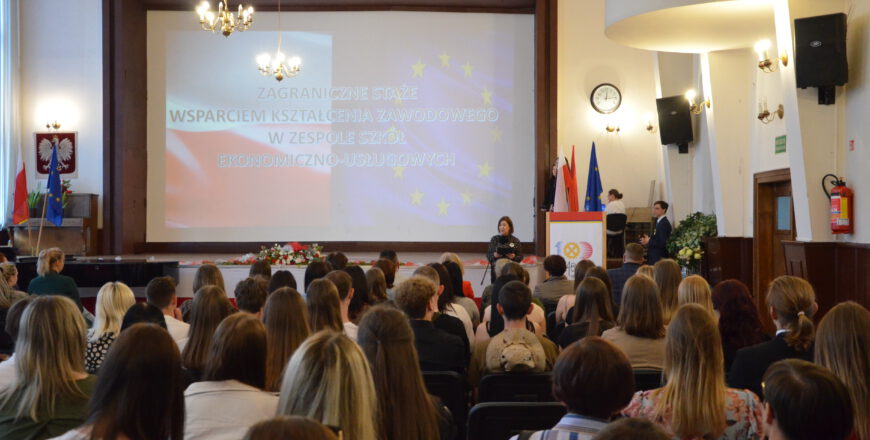 Zagraniczne straże wsparciem kształcenia zawodowego w Zespole Szkół Ekonomiczno-Usługowych