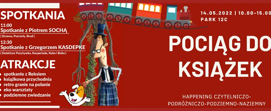 Już w sobotę rusza "Pociąg do książek"