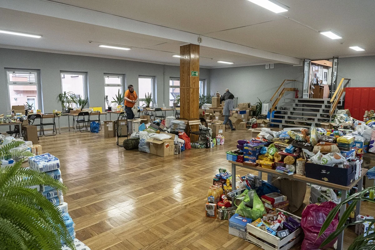 W Centrum Organizacji Pozarządowych trwa zbiórka darów dla Ukrainy