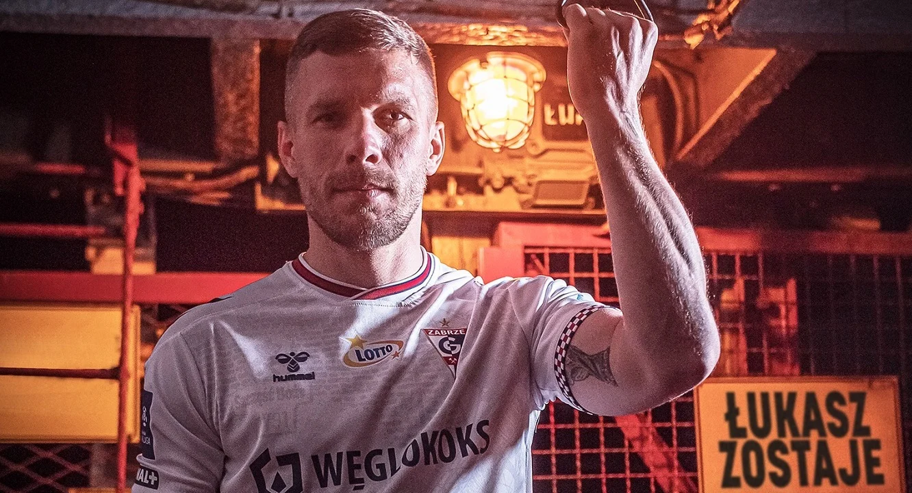 Lukas Podolski zostaje w Górniku Zabrze! "Przyszedłem, jestem, zostanę"