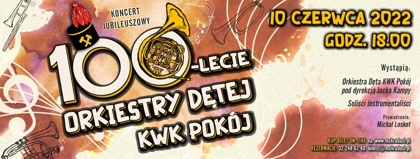 Jubileuszowy koncert Orkiestry Dętej KWK "Pokój"