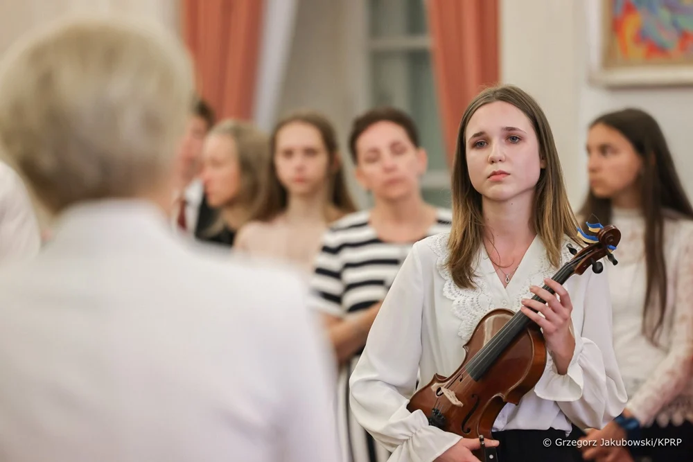 Laureaci konkursu w Pałacu Prezydenckim 3