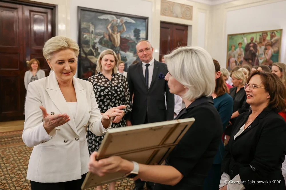 Laureaci konkursu w Pałacu Prezydenckim 6