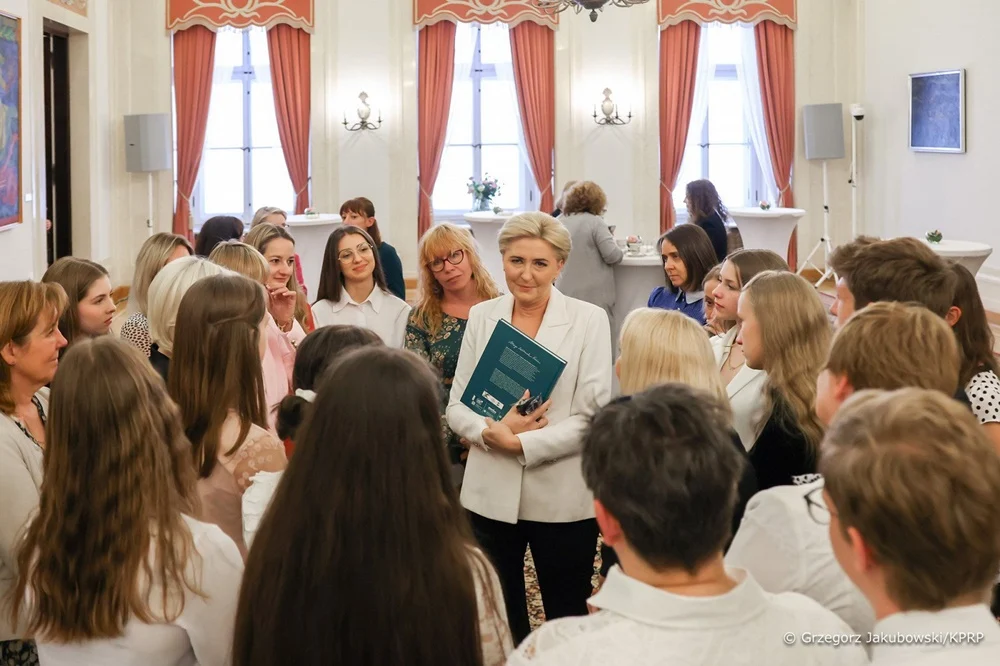 Laureaci konkursu w Pałacu Prezydenckim 8