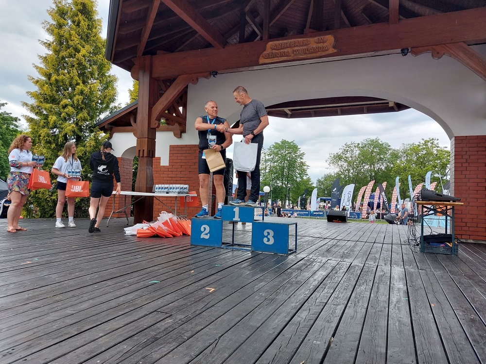 Stanisław Nowak ze srebrnym medalem na Marbruk Triathlon Charzykowy!