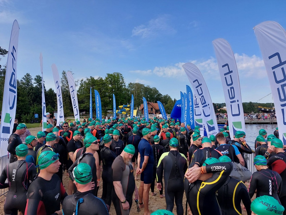 Stanisław Nowak ze srebrnym medalem na Marbruk Triathlon Charzykowy!