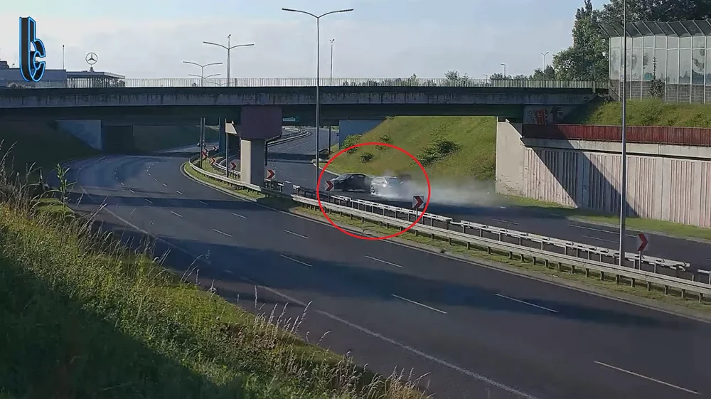 [WIDEO] Kolizja na "zakręcie mistrzów". Jeden z kierowców był pod wpływem alkoholu