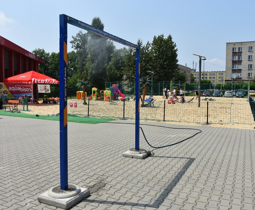 Dwie kurtyny wodne pojawiły się na ulicach Rudy Śląskiej