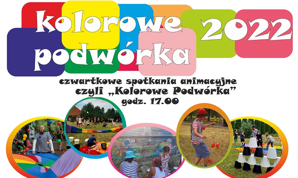 Wracają Kolorowe Podwórka - spotkania w plenerze