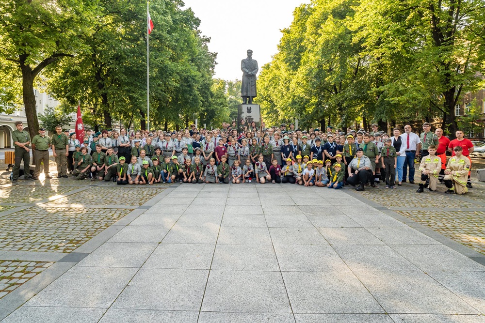 250 harcerzy z Gliwic i powiatu gliwickiego podsumowało rok harcerski 2021/2022