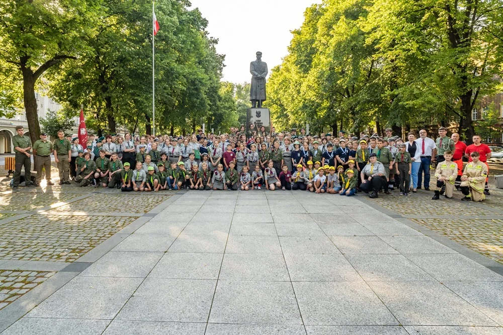 250 harcerzy z Gliwic i powiatu gliwickiego podsumowało rok harcerski 2021/2022