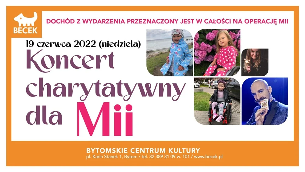 Becek dzieciom - koncert charytatywny dla Mii