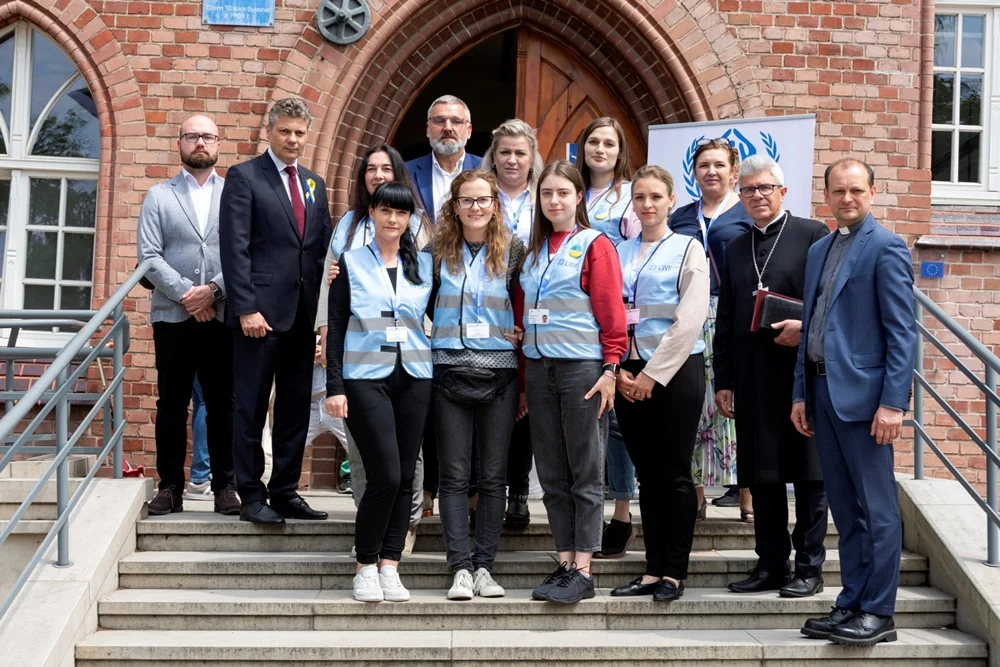W Miechowicach otwarto punkt pomocy ONZ dla uchodźców z Ukrainy