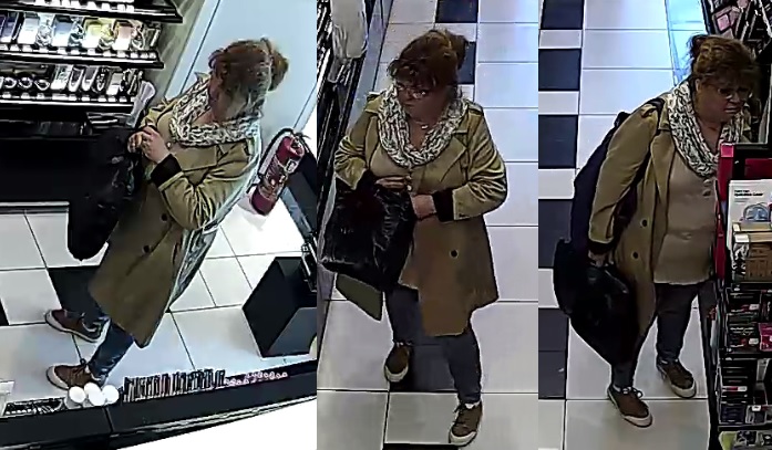 Czy rozpoznajesz sprawczynię kradzieży perfum?