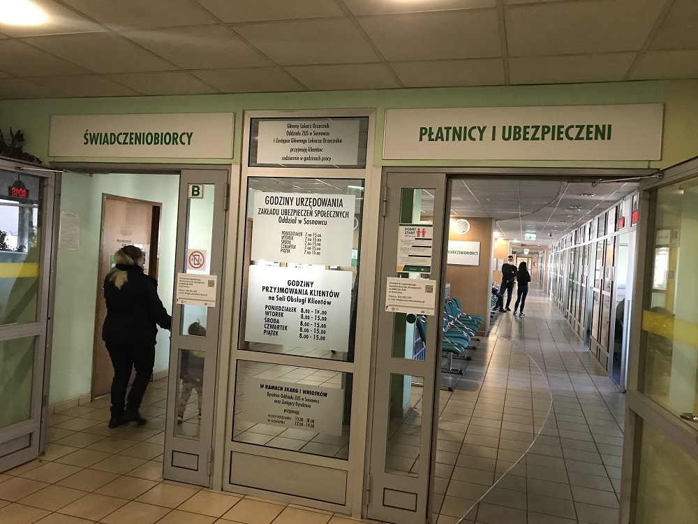 Dyżury telefoniczne ZUS w Sosnowcu