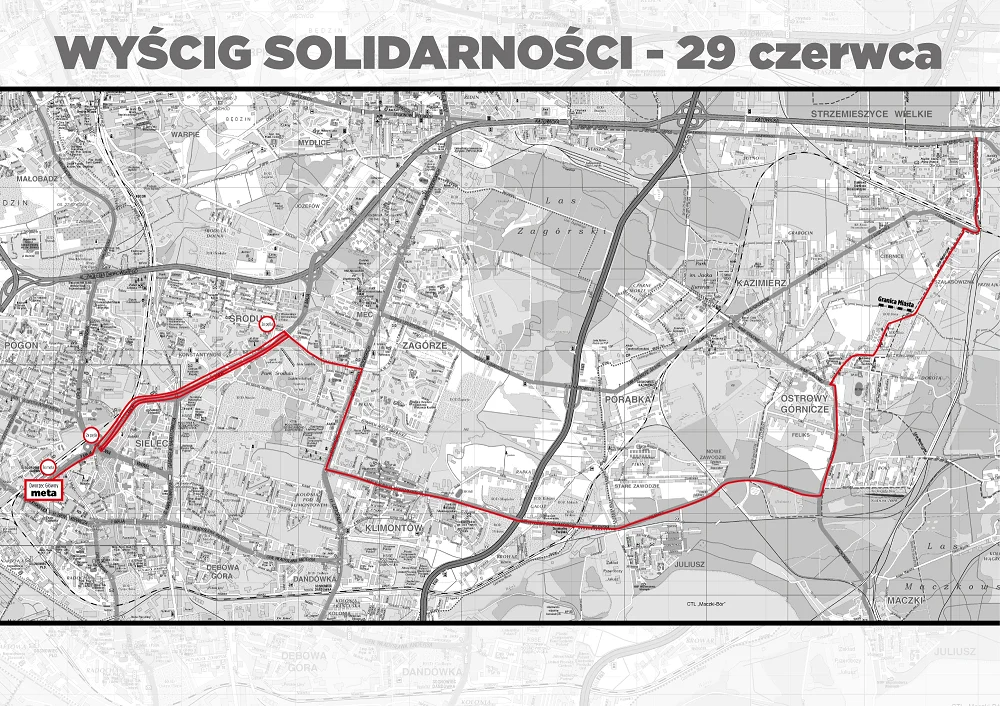 Wyścig Solidarności pojedzie także ulicami Sosnowca!