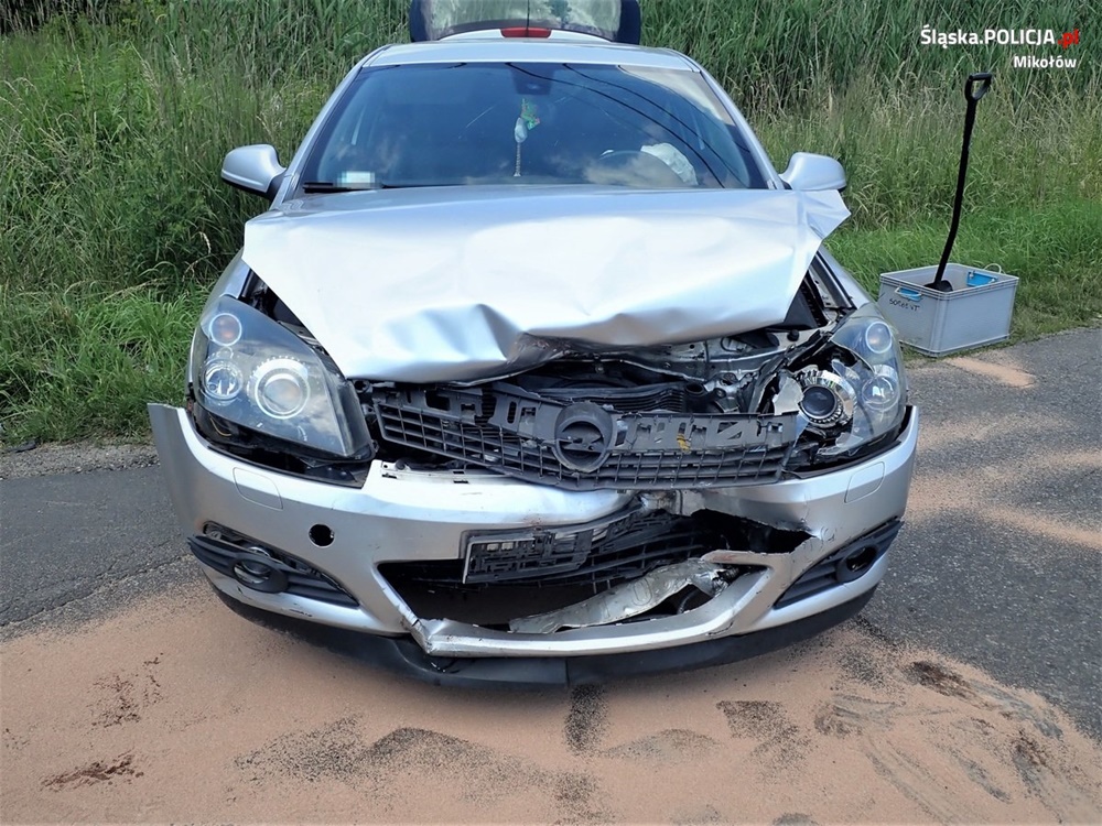 Czołowe zderzenie w Mikołowie. Sprawca był pijany