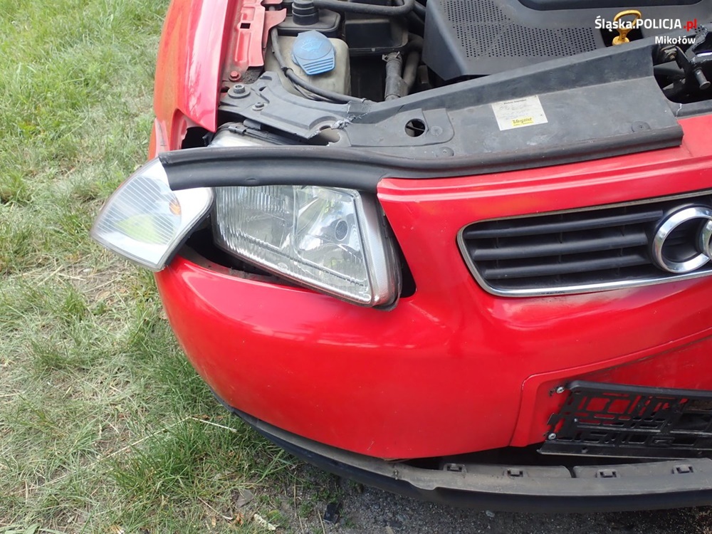 Czołowe zderzenie w Mikołowie. Sprawca był pijany