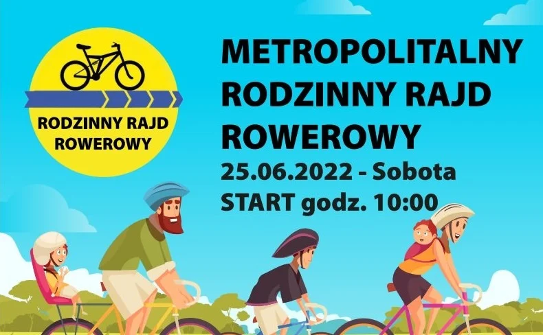 Już w sobotę Metropolitalny Rodzinny Rajd Rowerowy!