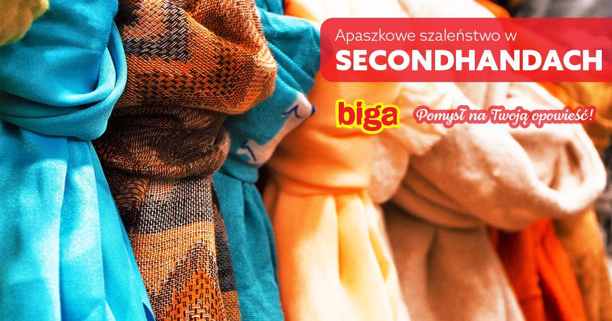 Apaszkowe szaleństwo w secondhandach