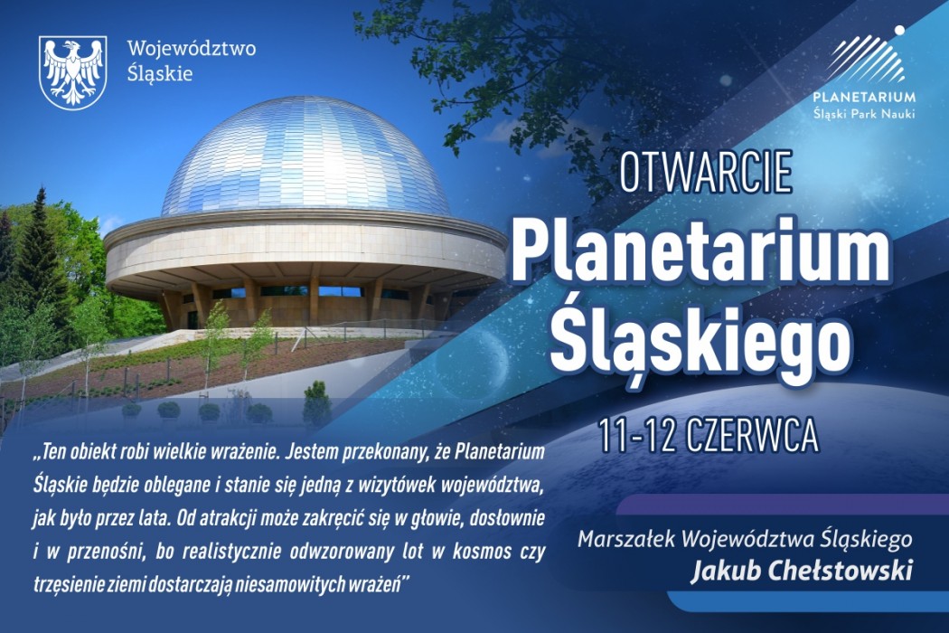 W ten weekend wielkie otwarcie Planetarium Śląskiego!