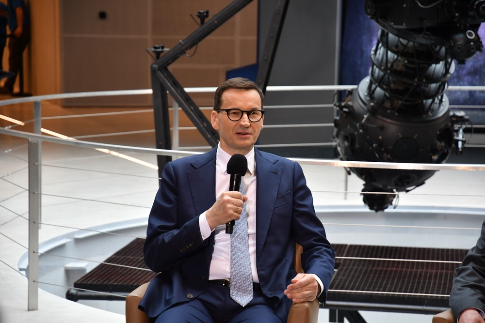 Premier Mateusz Morawiecki odwiedził Planetarium w Chorzowie
