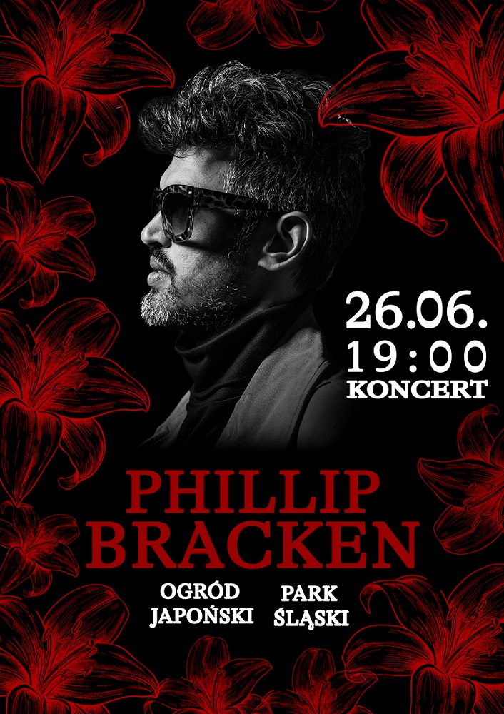 Pierwszy koncert w Ogrodzie Japońskim! W Parku Śląskim wystąpi Phillip Bracken z zespołem