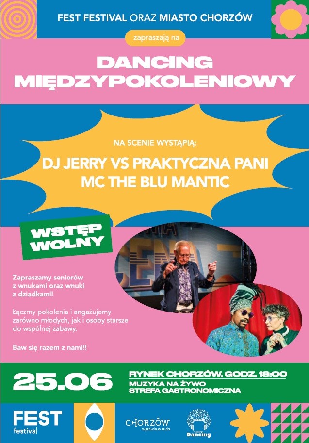 Dancing Międzypokoleniowy na chorzowskim rynku