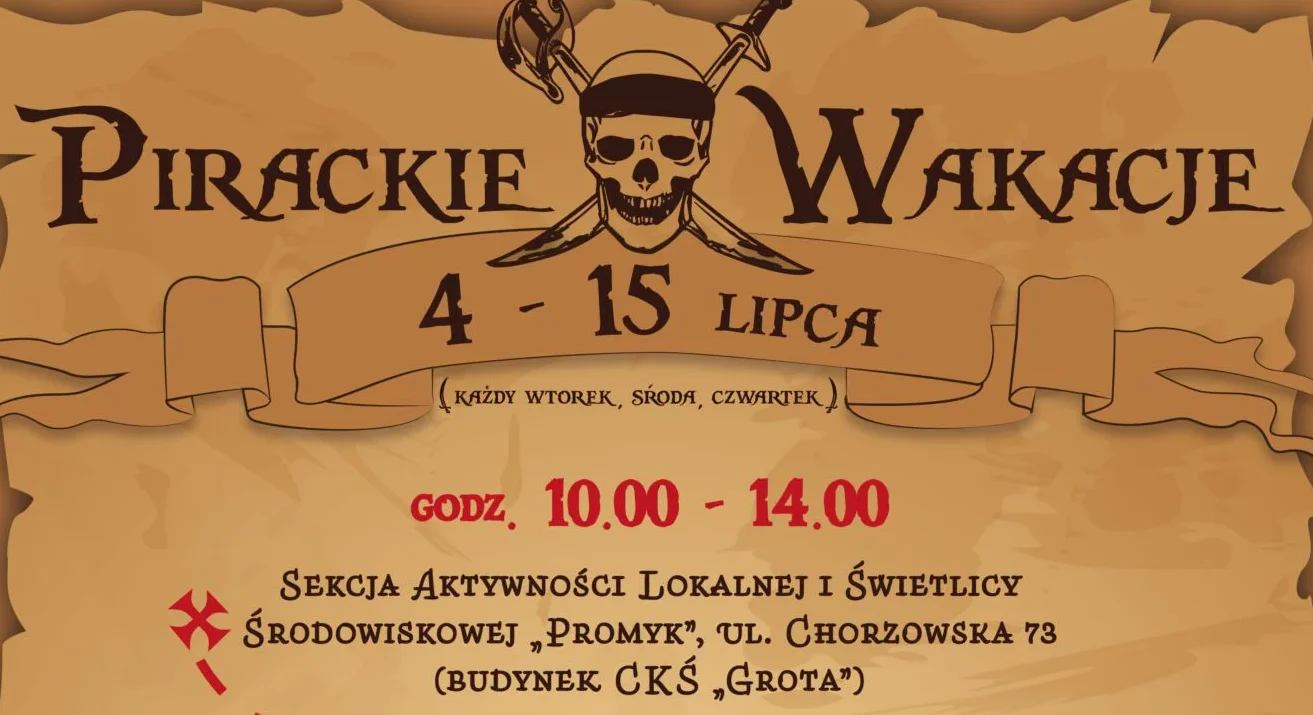 Pirackie Wakacje dla najmłodszych
