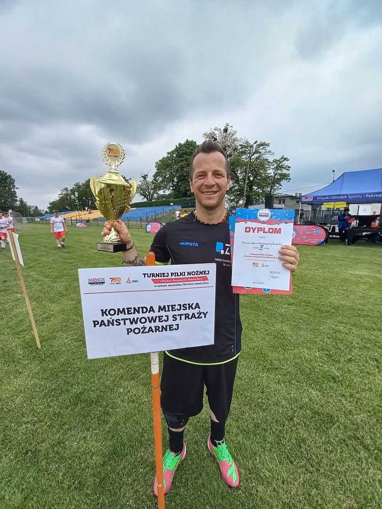 Żorscy strażacy wzięli udział w Turnieju Piłki Nożnej o Puchar Prezydenta Miasta!