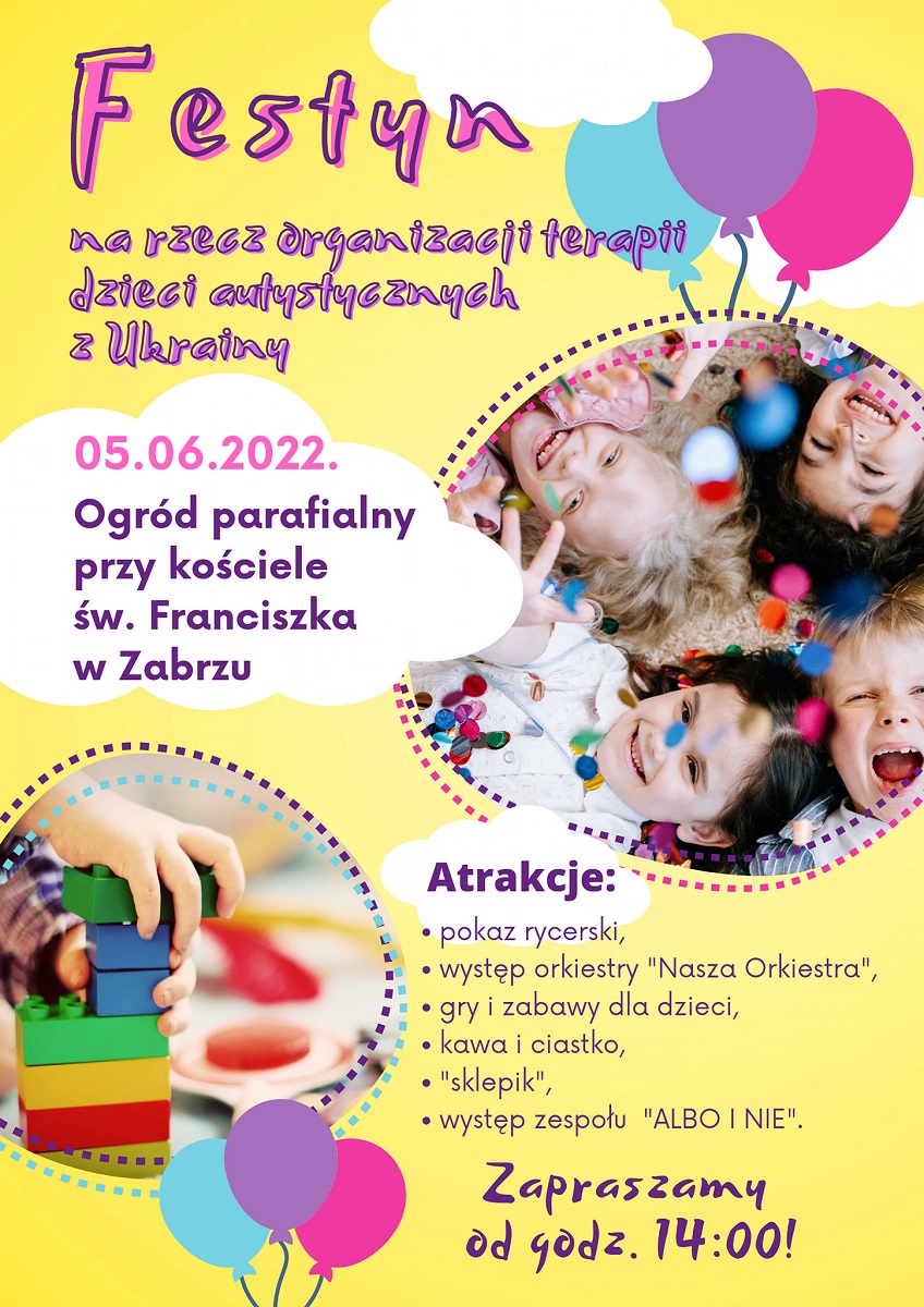 Parafia św. Franciszka zaprasza na festyn!
