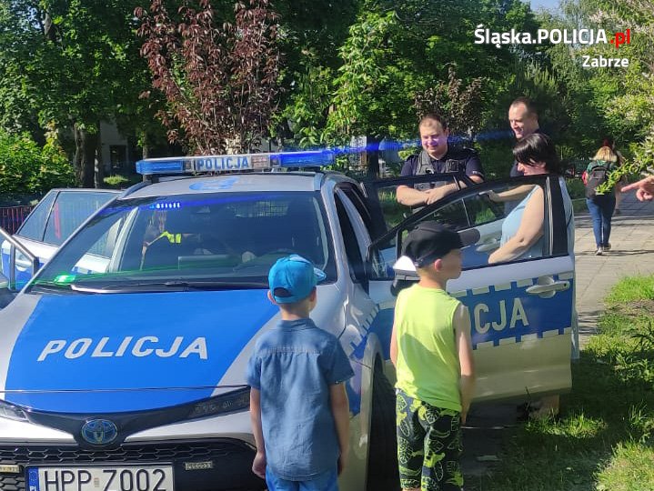 Policjanci odwiedzili Przedszkole nr 47 na festynie rodzinym