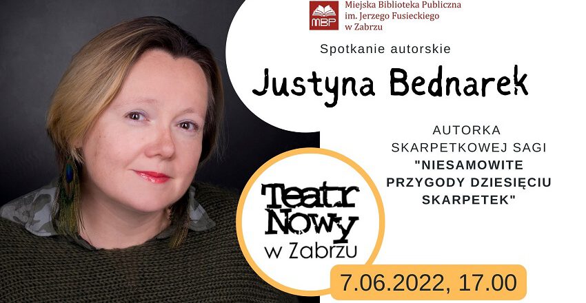 Spotkanie autorskie z Justyną Bednarek