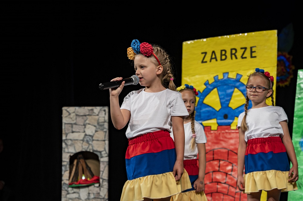 Występ przedszkolaków z okazji 100. urodzin Miasta Zabrze