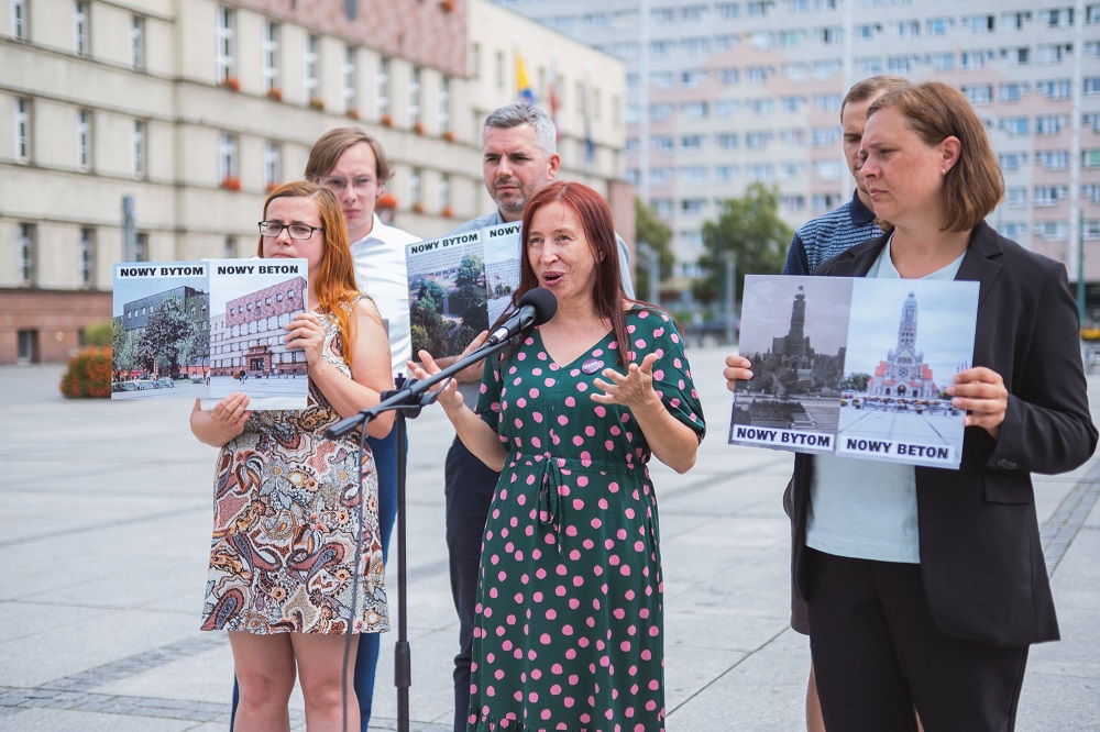 "Rynek w Rudzie Śląskiej, to przykład straszliwej betonozy" - konferencja partii Razem